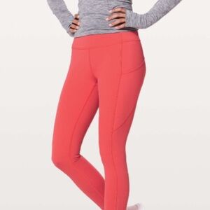 Lululemon Orange 7/8 leggings